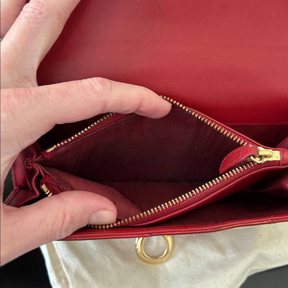 Salvatore Ferragamo Rainbow Gancini Leather Wallet with Dustbag EUC - Picture 13 of 17
